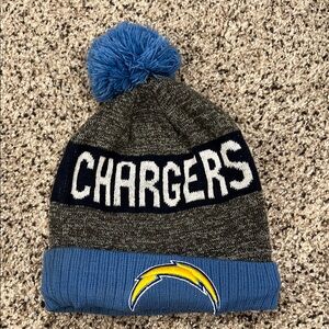 New Era Blue and Gray Chargers Beanie 2016